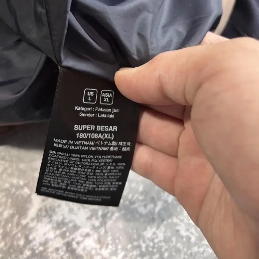 The North Face D2 Utility Super Besar Jacket. Brown & Navy Size Large